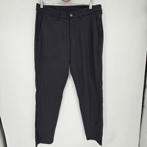 Lululemon ABC Classic-Fit Trouser pants Warpstreme charcoal size 34